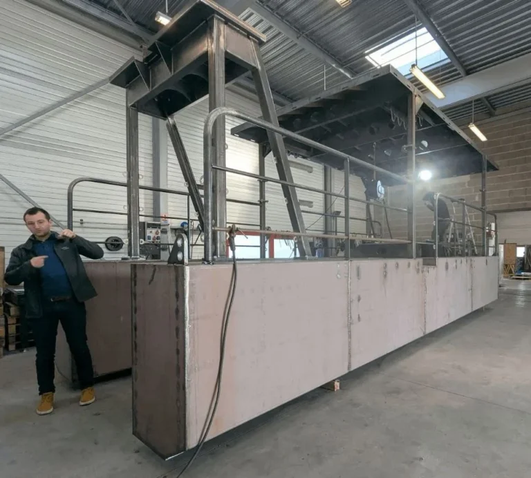 Drague à système d&rsquo;extraction verticale de 100 t/h